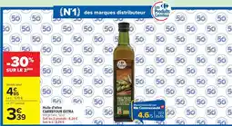 Carrefour Huile d'olive CARREFOUR EXTRA Vierge Extra, 50 cl offre