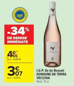 Carrefour I.G.P. Ile de Beauté DOMAINE DE TERRA VECCHIA offre