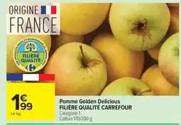 Carrefour Pomme Golden Delicious offre
