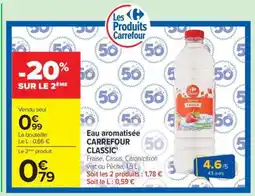 Carrefour Eau aromatisée CARREFOUR CLASSIC' offre