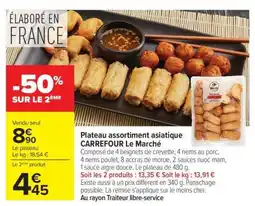 Carrefour Plateau assortiment asiatique CARREFOUR Le Marché offre