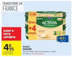Carrefour Activia Danone offre
