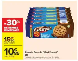 Carrefour Biscuits Granola Maxi Format offre