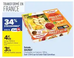 Carrefour Salade DAUNAT offre