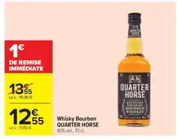 Carrefour Whisky Bourbon QUARTER HORSE offre