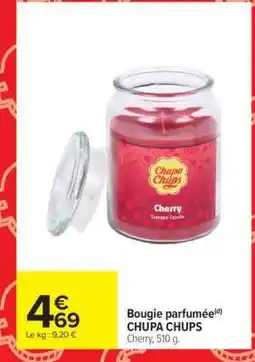 Carrefour Bougie parfumée CHUPA CHUPS offre
