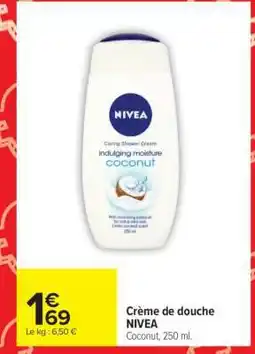 Carrefour Crème de douche NIVEA offre