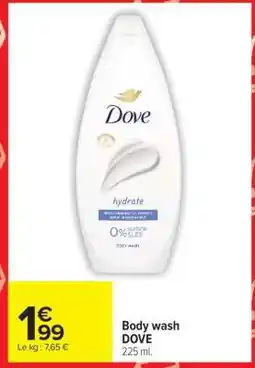 Carrefour Body wash DOVE offre