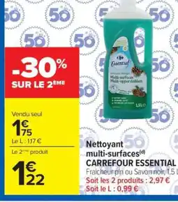 Carrefour Nettoyant multi-surfaces CARREFOUR ESSENTIAL offre
