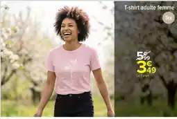 Carrefour T-shirt adulte femme offre