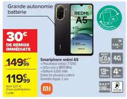 Carrefour Smartphone Redmi A5 offre