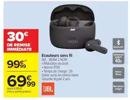 Carrefour Écouteurs sans fil offre