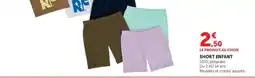 Hyper U Short enfant offre