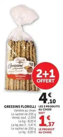 Hyper U GRESSINS FLORELLI offre
