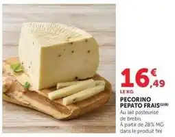 Hyper U PECORINO PEPATO FRAIS offre