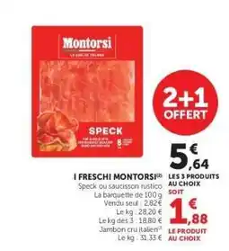 Hyper U I Freschi Montorsi offre