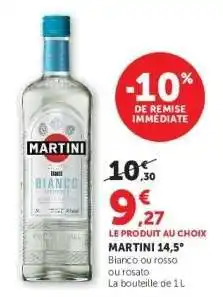 Hyper U MARTINI 14,5° offre