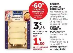 Hyper U DELICES SOUFFLES ECOCHARD offre