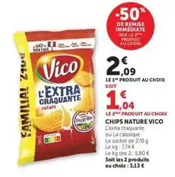 Hyper U Chips nature VICO offre