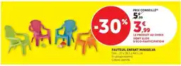 Hyper U FAUTEUIL ENFANT MINISELVA offre