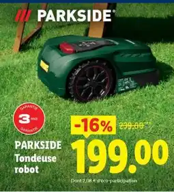 Lidl PARKSIDE Tondeuse robot offre