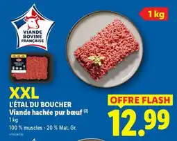 Lidl L'ÉTAL DU BOUCHER Viande hachée pur bœuf offre