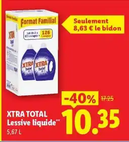 Lidl XTRA TOTAL offre