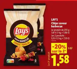 Lidl Lay's chips saveur barbecue offre