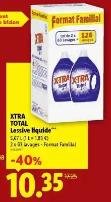 Lidl XTRA TOTAL offre