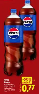 Lidl PEPSI REGULAR offre