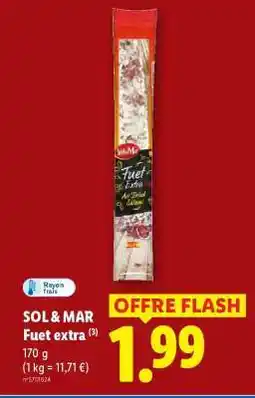 Lidl SOL & MAR Fuet extra offre