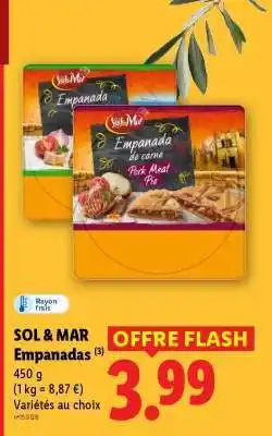 Lidl SOL & MAR Empanadas offre