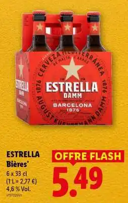 Lidl ESTRELLA Bières offre