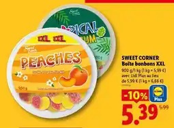 Lidl SWEET CORNER Boîte bonbons XXL offre