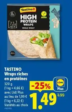 Lidl TASTINO offre