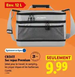 Lidl CRIVIT Sac repas premium offre