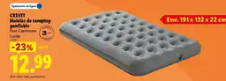 Lidl CRIVIT Matelas de camping gonflable offre