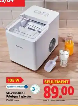 Lidl SilverCrest Fabrique à glaçons offre