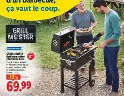 Lidl GRILLMEISTER Barbecue confort charbon de bois offre