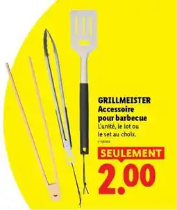 Lidl GRILLMEISTER Accessoire pour barbecue offre