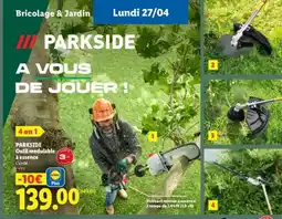 Lidl PARKSIDE Outil modulaire à essence offre