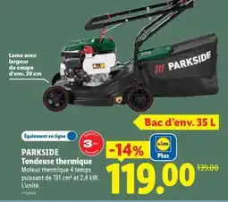 Lidl PARKSIDE Tondeuse thermique offre