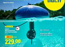 Lidl CRIVIT Aileron électrique pour stand up paddle offre