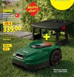 Lidl PARKSIDE Tondeuse robot Smart + Garage offre