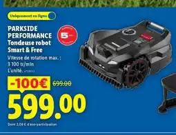 Lidl PARKSIDE PERFORMANCE Tondeuse robot Smart & Free offre