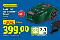 Lidl PARKSIDE Tondeuse robot Smart offre