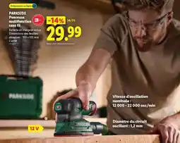 Lidl PARKSIDE Ponceuse multifonction sans fil offre