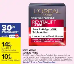 Carrefour Market Soins visage l'oréal paris offre