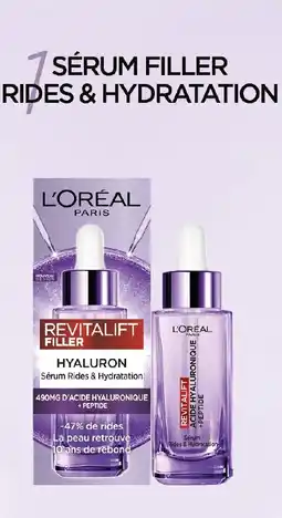 Carrefour Market Sérum filler rides & hydratation offre