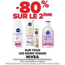 Carrefour Market Sur tous les soins visage nivea offre